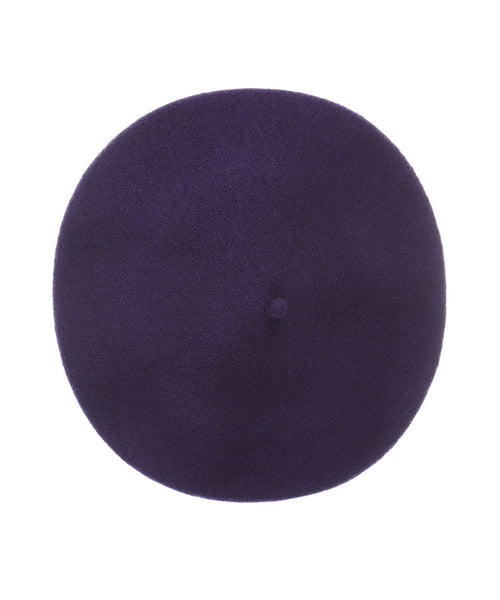 Wool Beret | Purple