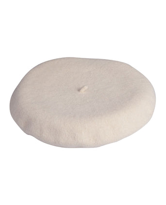 Wool Beret | White