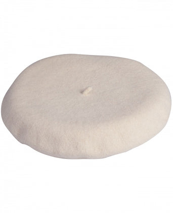 Wool Beret | White