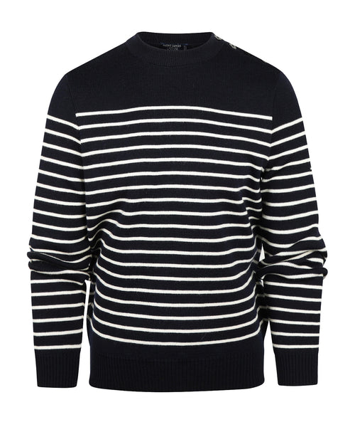 Saint James Pullover BinicII Ronde Hals | Blauw