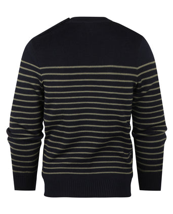 Saint James Pullover BinicII Round Neck | Green