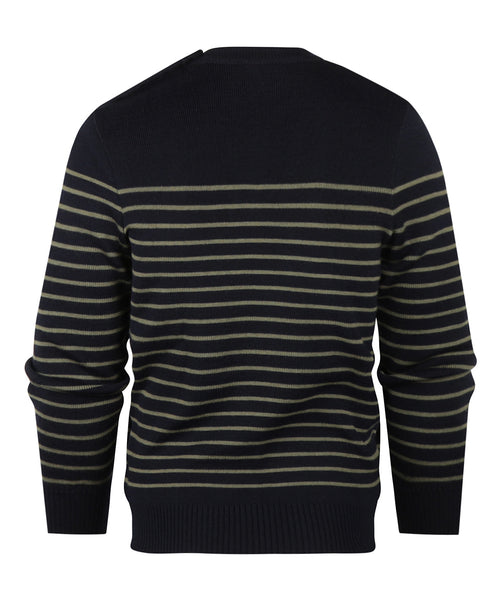 Saint James Pullover BinicII Round Neck | Green