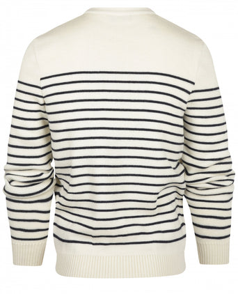 Saint James Pullover BinicII Ronde Hals | Wit