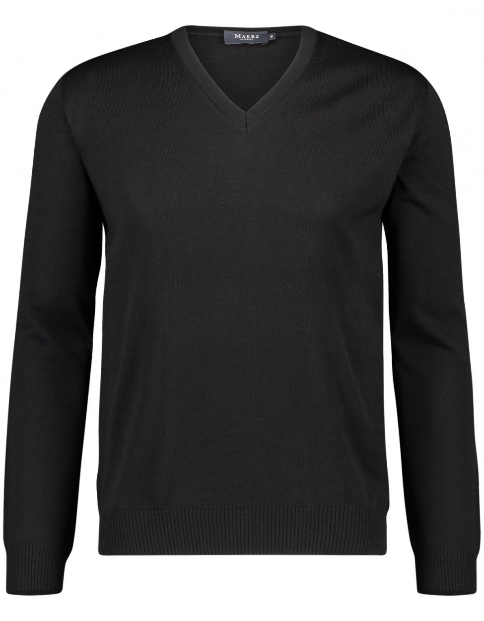 V-Hals Pullover | Zwart