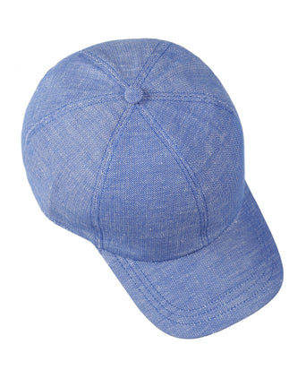 Baseball Cap katoen/linnen | Blauw
