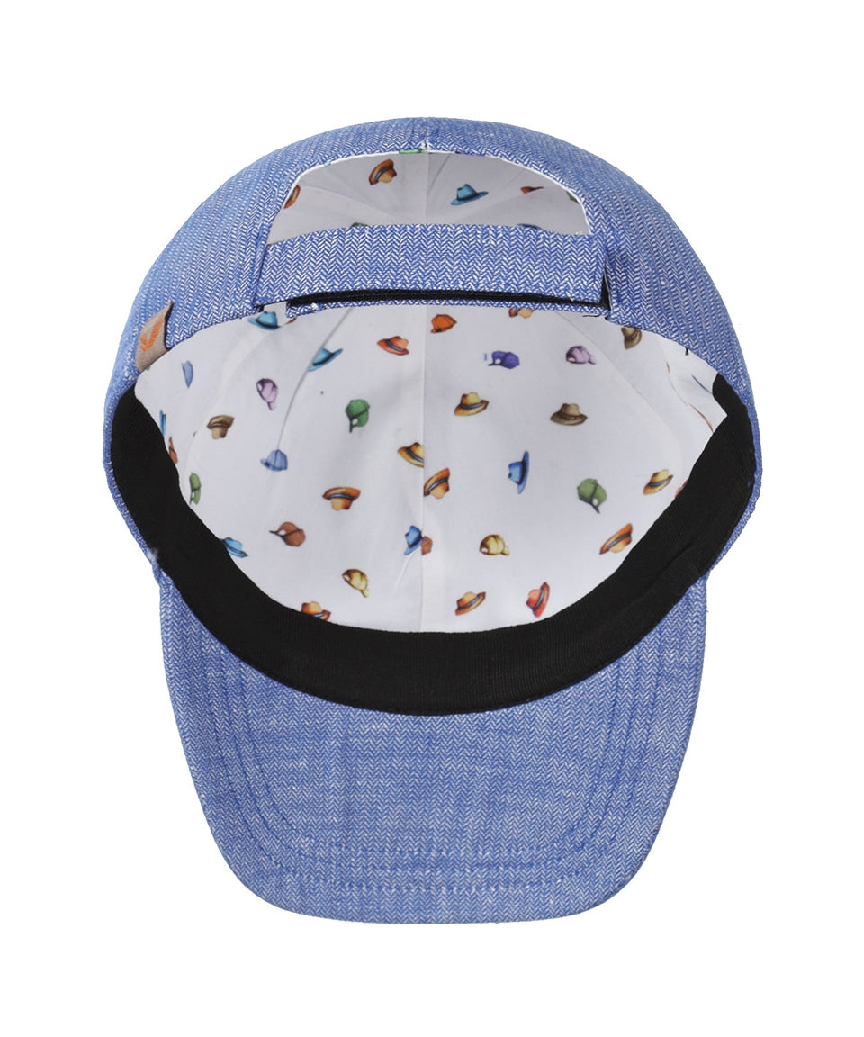 Baseball cap | Denim Blauw