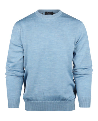 Maerz round neck sweater | Blue