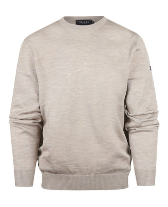 Pullover Maerz round neck | Brown