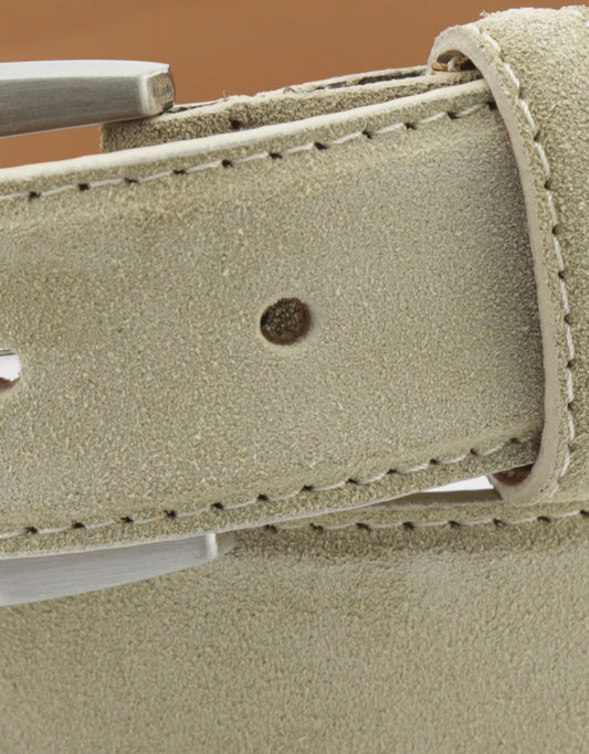 Eleganter Wildledergürtel | Beige