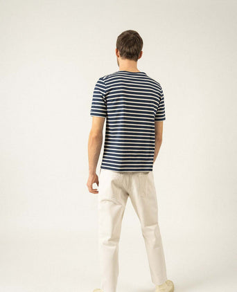 Levant Crew Neck T-Shirt | Navy Blue