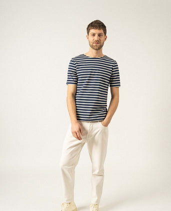 Levant Crew Neck T-Shirt | Navy Blue