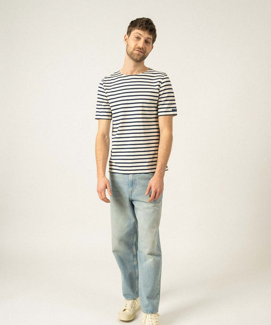 Levant Rundhals-T-Shirt | Weiß