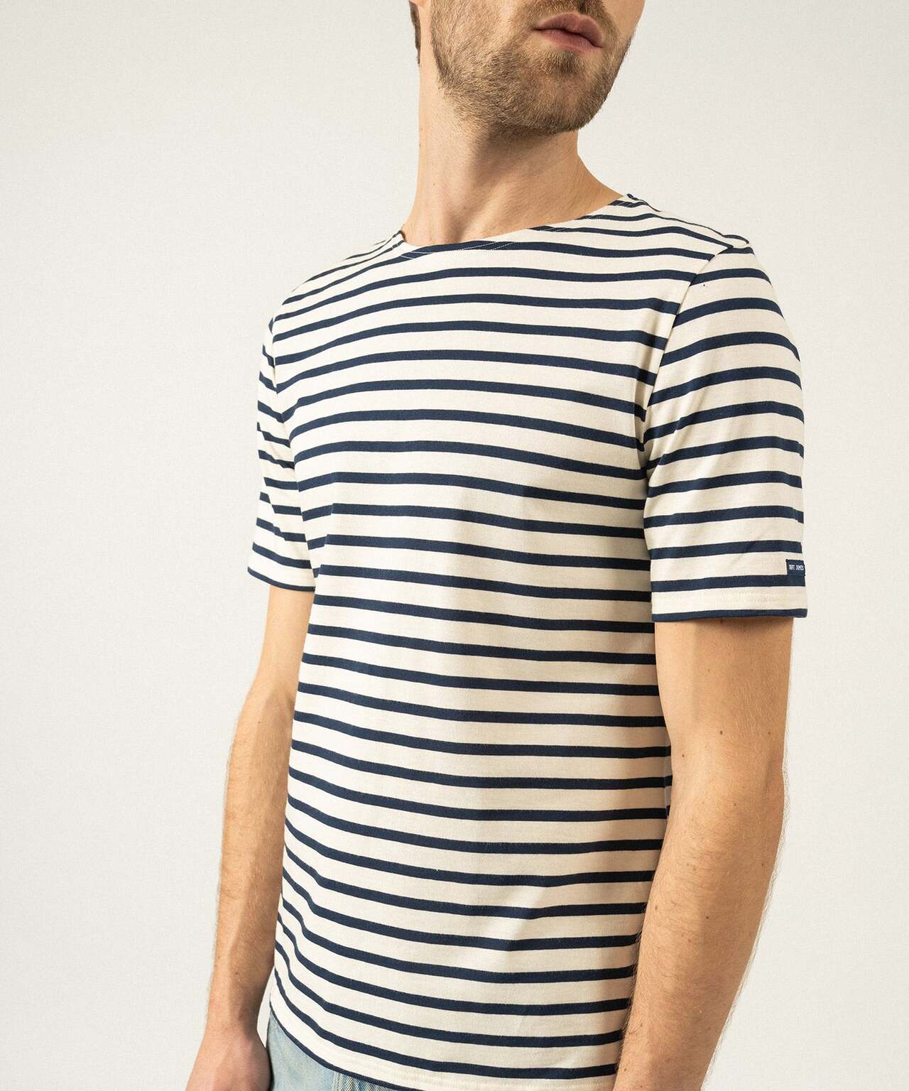 Levant Rundhals-T-Shirt | Weiß