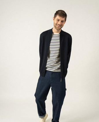 Rits Vest Colorado | Navy Blauw