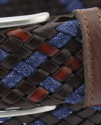 Gevlochten leren riem | Design