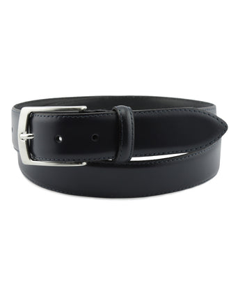 Leren riem | Navy Blauw