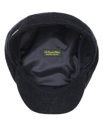 Wigens Tweed Cap | Navy Blauw