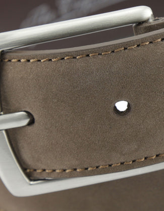 Refined suede belt | Brown Refined suede belt | Brown
