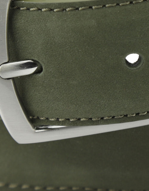 Refined suede belt | Brown