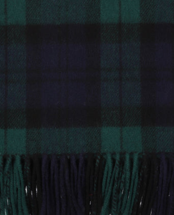 Irish Lambswool Plaid | Black Watch Tartan