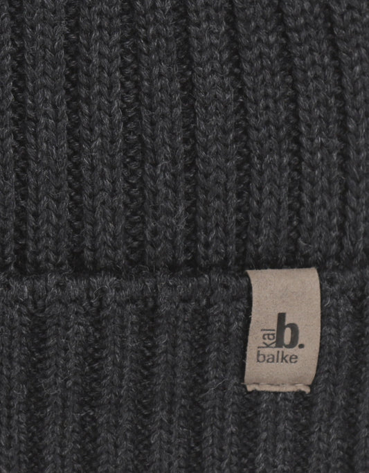 Strickmütze | Anthrazitgrau