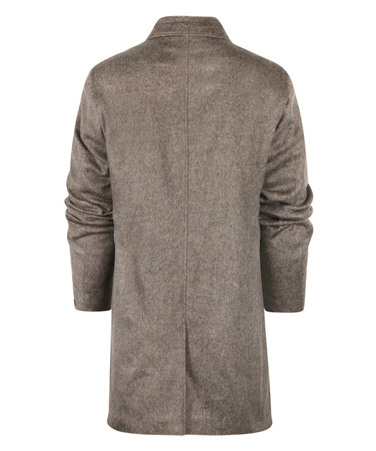 Langer Mantel aus Wollmischung Hans | Braun