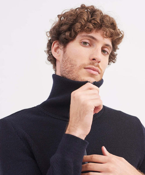 Saint James Skipper Jersey Cotentin | Navy Blue