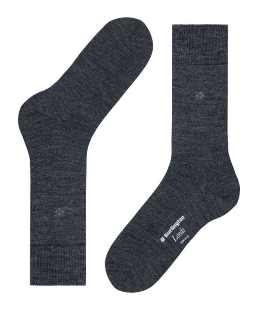 Leeds Herrensocken | Grau