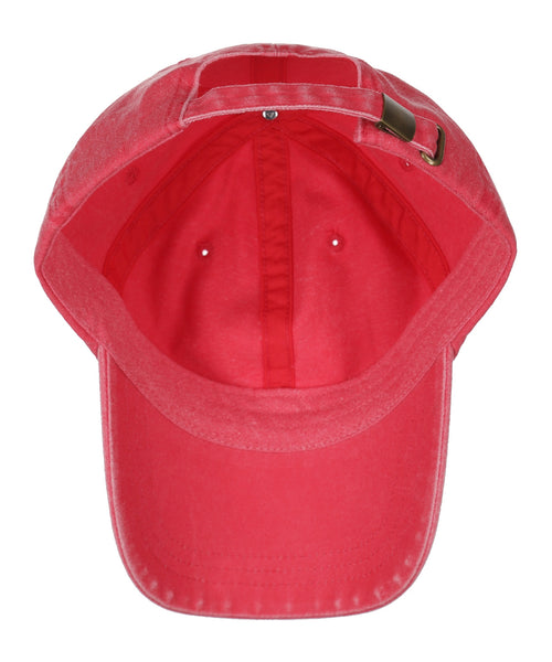 Cotton Baseball Cap | Red
