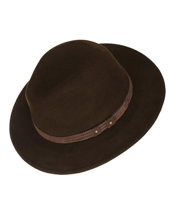 Sportieve Wolvilten Hoed | Bruin