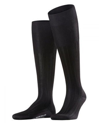 Milano men's knee socks | Black
