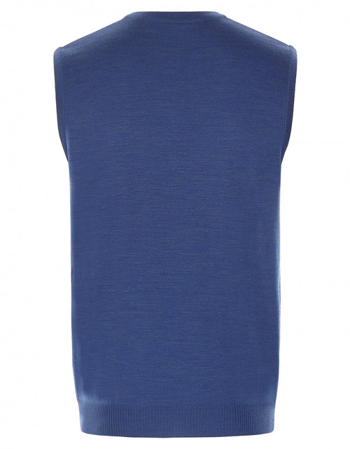 Slipover Merino wol | Blauw