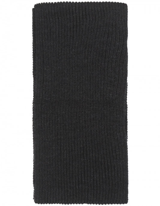 Strickschal aus Wolle | Anthrazit