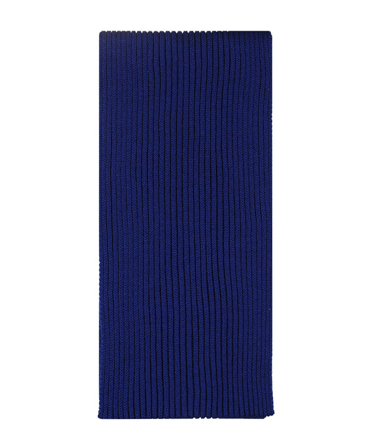 Gestrickter Wollschal | Blau