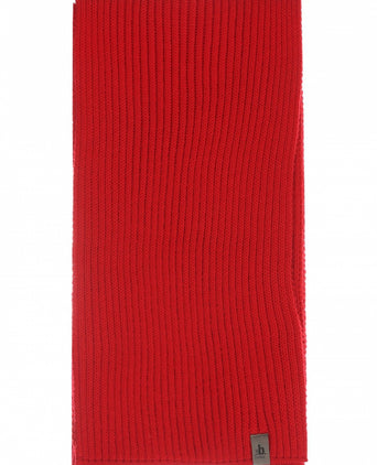 Sjaal gebreid wol | Rood