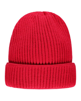Zachte Merino Wollen Muts | Rood