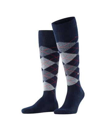 Preston Men's Knee Socks | Blue