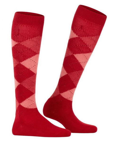 Whitby Women's Knee Socks | Red