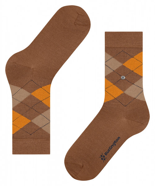 Marylebone women's socks | Brown