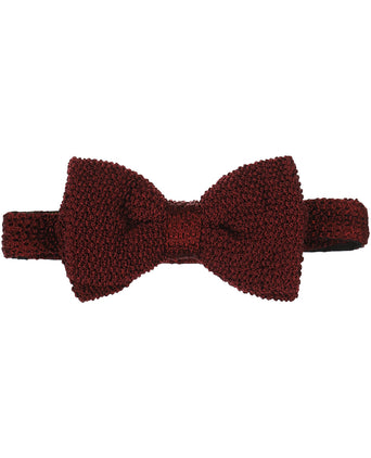 Elegant Silk Bow | Bordeaux Red