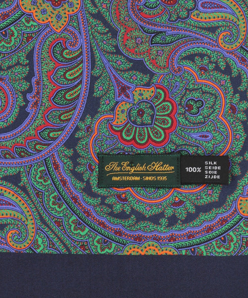 Scarf Double Silk | Blue