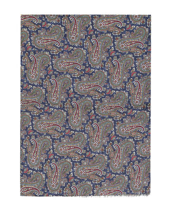 Scarf Double Silk | Blue