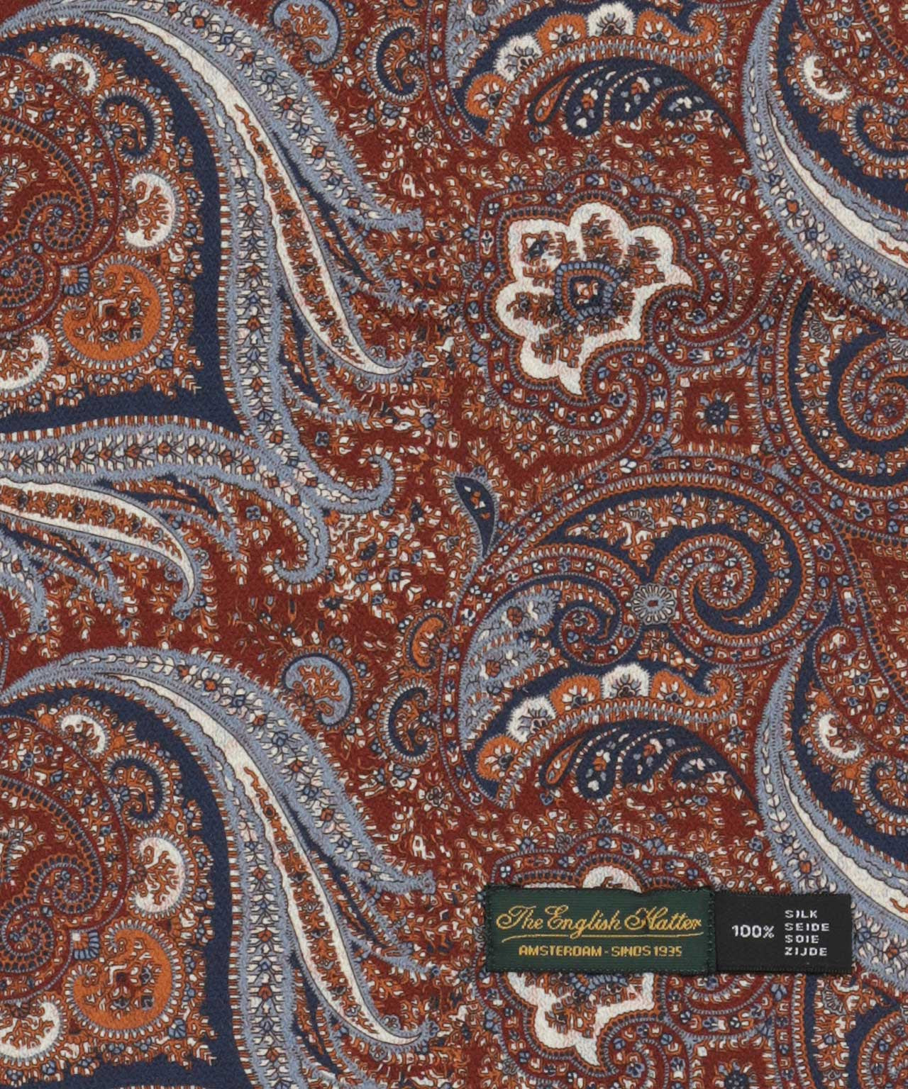 Scarf Double Silk | Brown