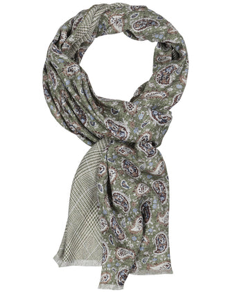 Scarf Double Silk | Green