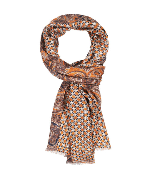 Scarf Double Silk | Orange