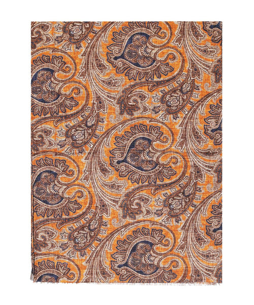 Scarf Double Silk | Orange