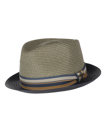 Trilby Toyo Hat | Grey