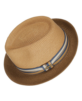Trilby Toyo Hat | Brown