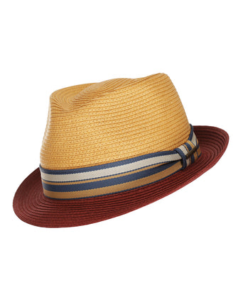 Trilby Toyo Hat | Red