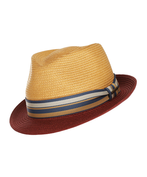 Trilby Toyo Hat | Red